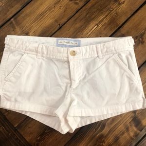 Abercrombie and Fitch White shorts